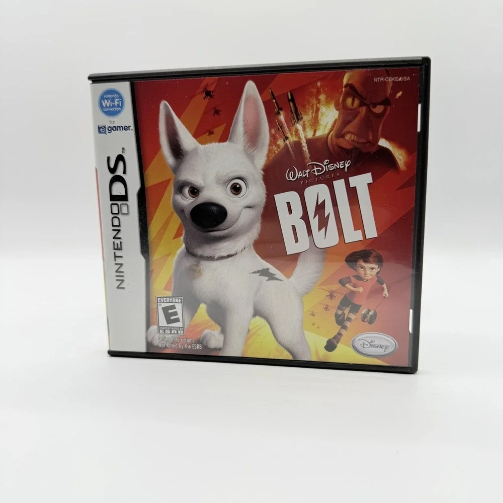 Bolt Nintendo DS Game E Disney NTSC-U/C Manual Case Complete In Box‎ 2008